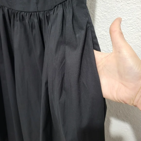 J Crew Fit-and-flare midi dress in cotton poplin, NWT Sz 2 Retail $178 CA655 - Picture 6 of 12